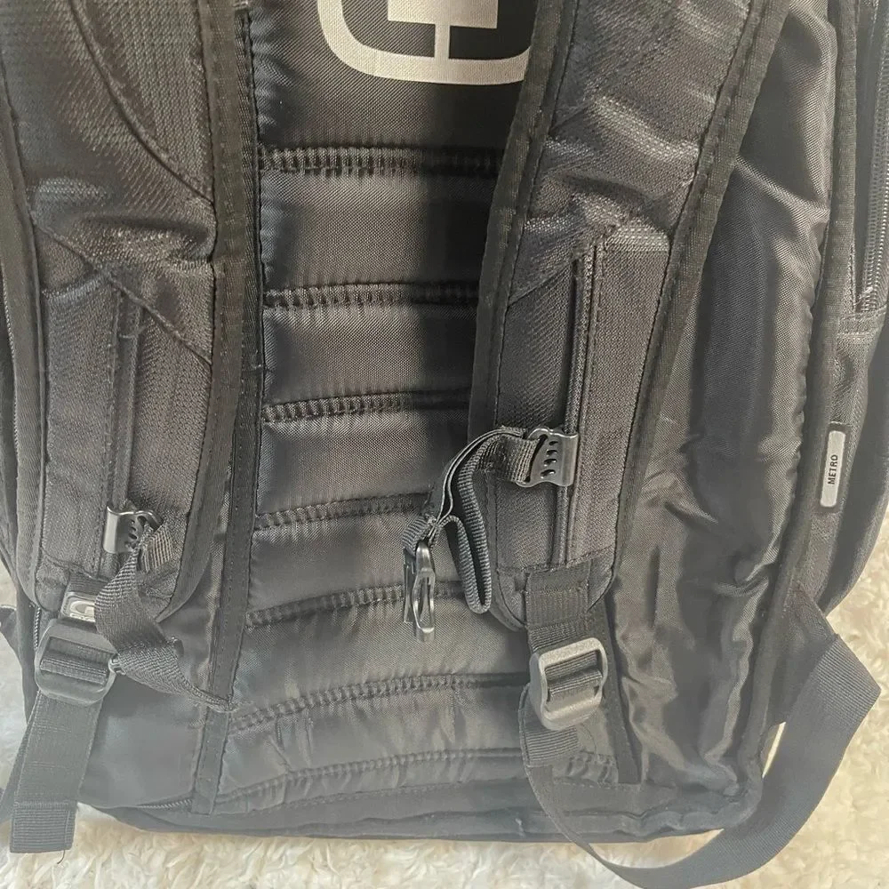 Ogio Street Metro Tech Specs Laptop black BackpackTechnical Computer Jack emblem